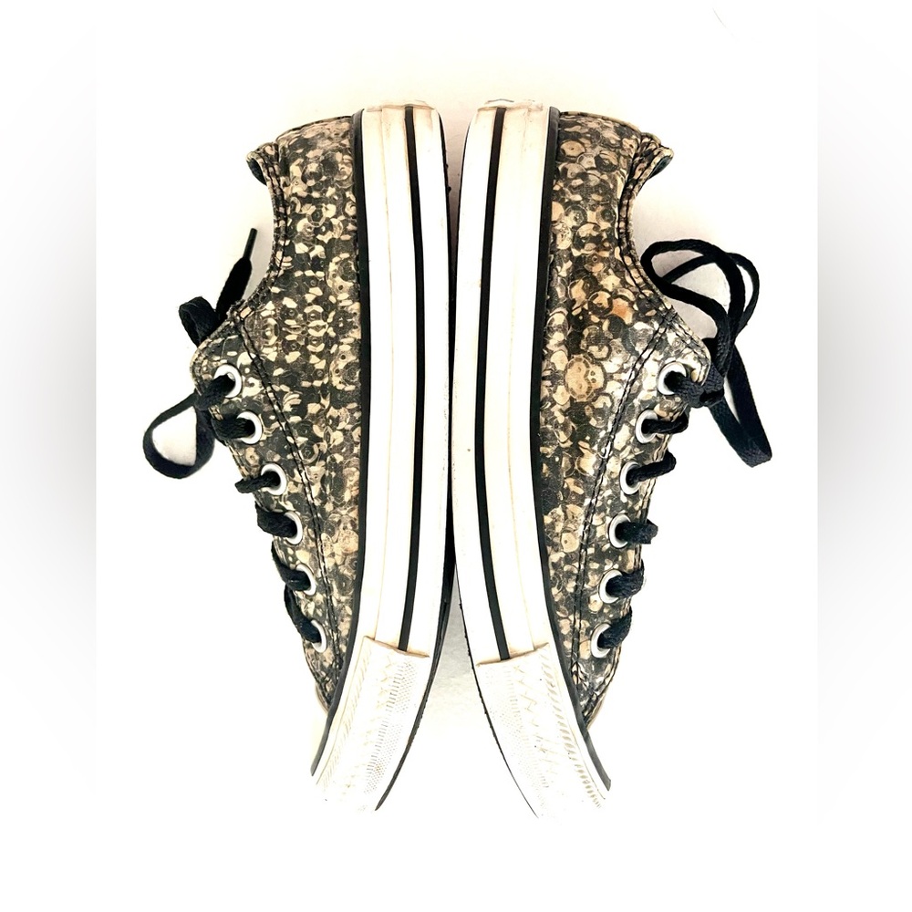 Converse Black/Tan Patterned Sneakers - image 6